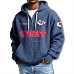 Chiefs Waffle Quarter Zip Hoodie 2025