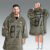 Kansas City Chiefs Salute to Service Blanket Hoodie 2025 2