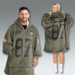 Chiefs Salute to Service Blanket Hoodie 2025