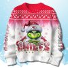 Kansas City Chiefs Snow Grinch 2025 Ugly Christmas Sweater