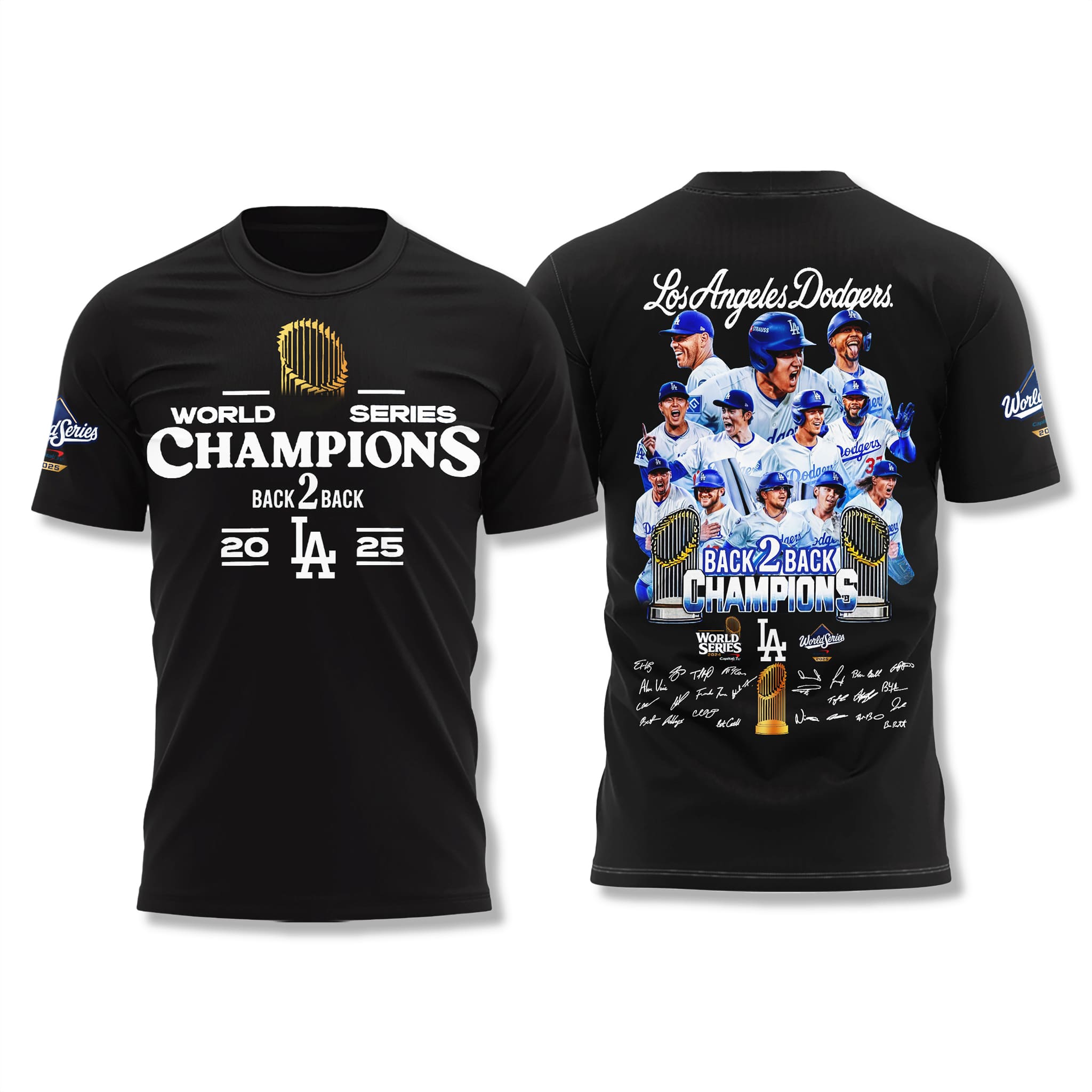 LA Dodgers World Series Back To Back Champions Shirt 2025 2 LA Dodgers World Series Back To Back Champions Shirt 2025 2
