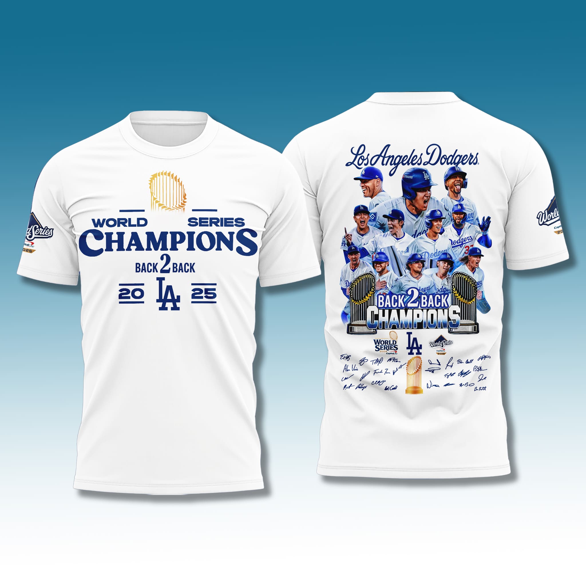 LA Dodgers World Series Back To Back Champions Shirt 2025 3 LA Dodgers World Series Back To Back Champions Shirt 2025