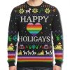 LGBTQ Happy Holigays Christmas Ugly Sweater 1