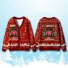 Santa No It's Mothman Christmas Cardigan Sweater 2