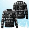 Las Vegas Raiders 2025 Personalized Ugly Christmas Sweater 1