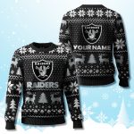 Raiders 2025 Personalized Ugly Christmas Sweater
