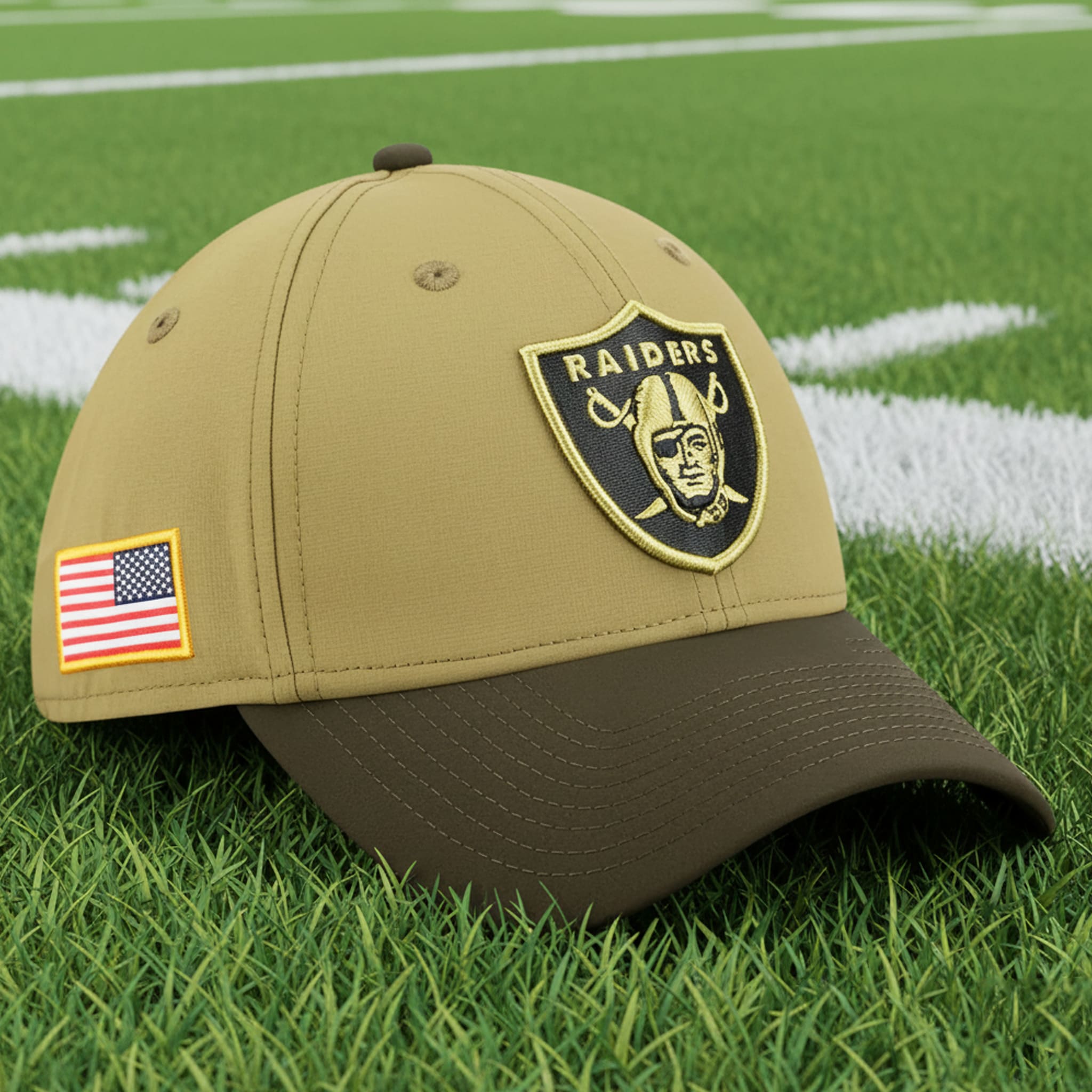 Las Vegas Raiders 2025 Salute to Service Hat 1 Las Vegas Raiders 2025 Salute to Service Hat 1