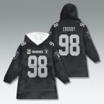 Las Raiders Captain Patch Blanket Hoodie 2025