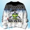 Raiders Snow Grnch Ugly Christmas Sweater 2025 5 Las Vegas Raiders Snow Grinch Ugly Christmas Sweater 2025
