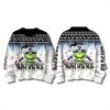 Raiders Snow Grnch Ugly Christmas Sweater 2025 4 Las Vegas Raiders Snow Grinch Ugly Christmas Sweater 2025 3