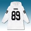 Raiders White Custom Blanket Hoodie 7 Las Vegas Raiders White Custom Blanket Hoodie