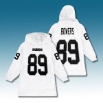 Raiders White Custom Blanket Hoodie