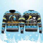 Chargers Batman 2025 Ugly Christmas Sweater