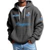 Los Angeles Dodgers 2025 Quarter Zip Waffle Hoodie 1