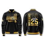 Los Angeles Dodgers 2025 World Champions Gold Jacket