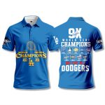 Los Angeles Dodgers 9x World Series Champions Polo Shirt