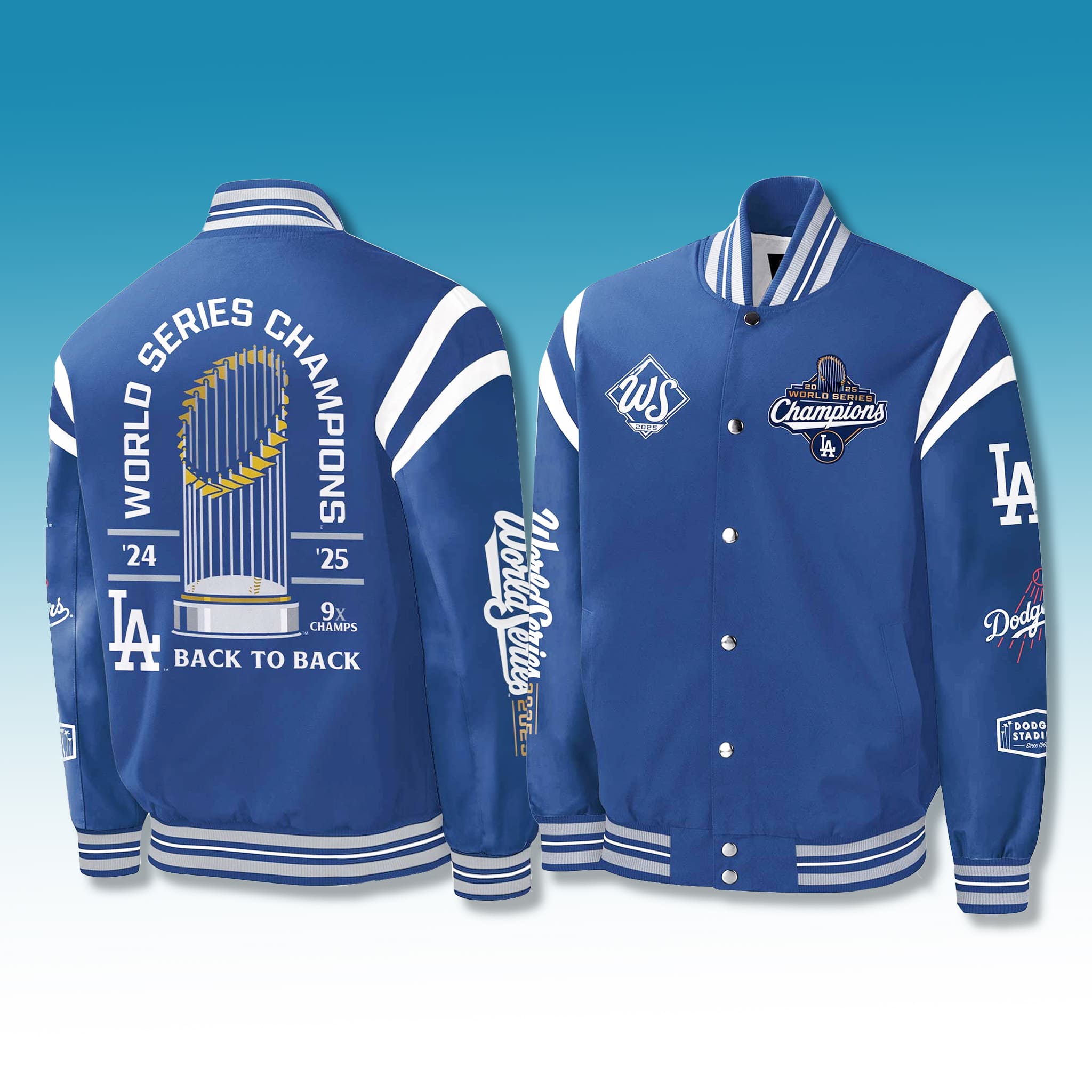 Los Angeles Dodgers Back To Back Champions 2025 Jacket Los Angeles Dodgers Back To Back Champions 2025 Jacket