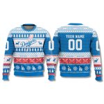 Los Angeles Dodgers Custom Ugly Christmas Sweater 2025
