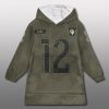 Los Angeles Rams 2025 Salute To Service Blanket Hoodie 2