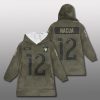 Los Angeles Rams 2025 Salute To Service Blanket Hoodie 3