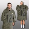 Los Angeles Rams 2025 Salute To Service Blanket Hoodie 4