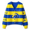 Los Angeles Rams Christmas Cardigan Sweater 2025 2