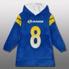 Los Angeles Rams Classic 2025 Custom Blanket Hoodie 3
