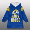 Los Angeles Rams House Unisex Blanket Hoodie 3