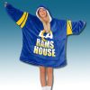 Los Angeles Rams House Unisex Blanket Hoodie 4