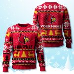 Louisville Cardinals Custom Ugly Christmas Sweater