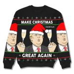 Make Christmas Great Again Donald Drunk Christmas Sweater