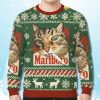 Marlboro Cigarettes Smoking Cat Christmas Sweater 3 Marlboro Cigarettes Smoking Cat Christmas Sweater