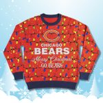 Merry Christmas Go Bears Ugly Sweater 2025