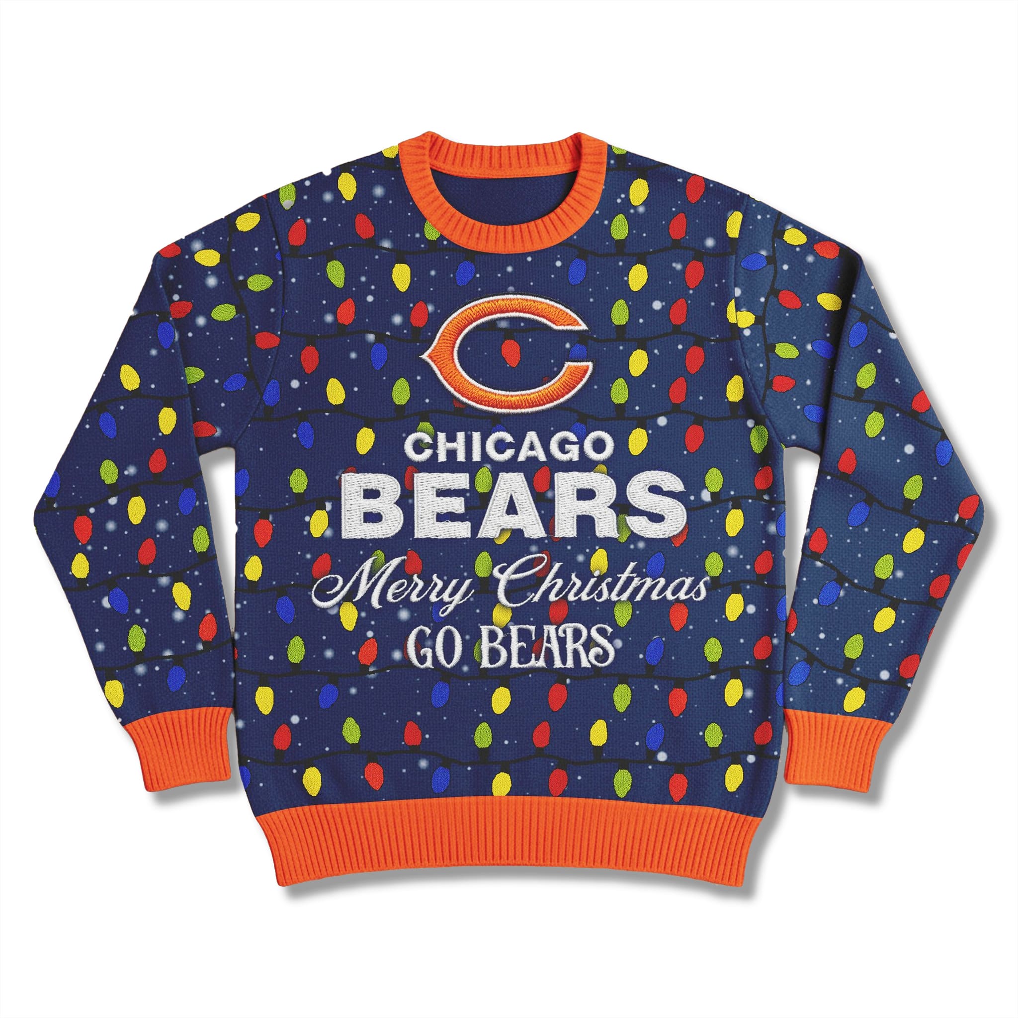 Merry Christmas Go Bears Ugly Sweater 2025 3 Merry Christmas Go Bears Ugly Sweater 2025 4