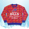 Merry Christmas Go Bills Ugly Sweater 2025