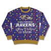 Merry Christmas Go Ravens Ugly Sweater 2025 2
