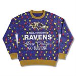 Merry Christmas Go Ravens Ugly Sweater 2025