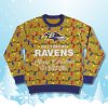 Merry Christmas Go Ravens Ugly Sweater 2025 4