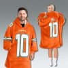 Miami Dolphins 2025 Unisex Blanket Hoodie