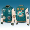 Miami Dolphins Go Fins EST 1966 Varsity Jacket 2025 1
