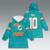 Miami Football Go Fins Blanket Hoodie 9 Miami Football Go Fins Blanket Hoodie 2