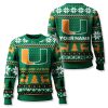 Miami Hurricanes Custom Ugly Christmas Sweater 2025 5 Miami Hurricanes Custom Ugly Christmas Sweater 2025