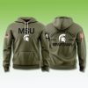 Michigan State Spartans Military Appreciation Hoodie 2025 2