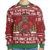 Mike Tyson Everyone Has A Plan Ugly Christmas Sweater 2