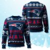 New England Patriots 2025 Custom Ugly Christmas Sweater
