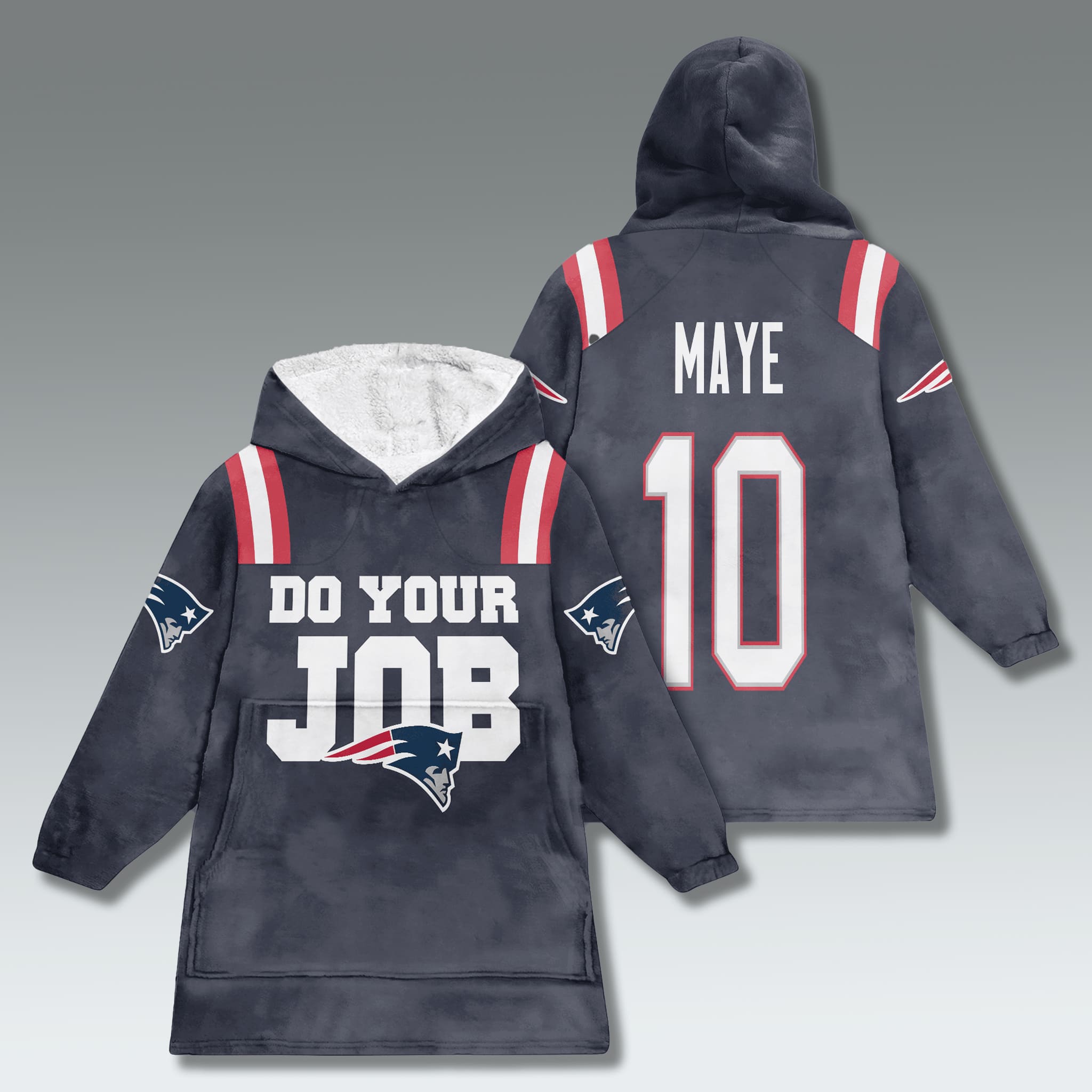 Patriots Do Your Job Blanket Hoodie 1 New England Patriots Do Your Job Blanket Hoodie 2