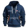 New England Patriots EST 1971 Quarter Zip Hoodie 1