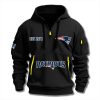New England Patriots EST 1971 Quarter Zip Hoodie 2