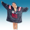 Patriots Go Pats Blanket Hoodie 7 New England Patriots Go Pats Blanket Hoodie