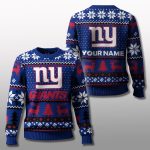 Giants 2025 Custom Ugly Christmas Sweater